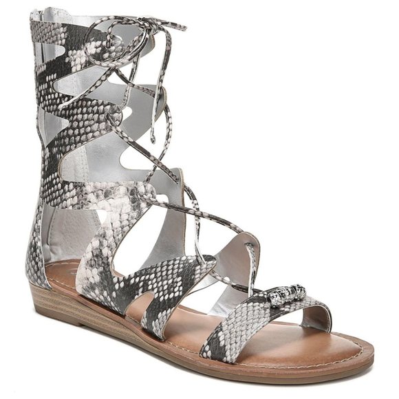 Carlos Santana Toya Snake Lace Up Gladiator Sandal - Picture 1 of 3